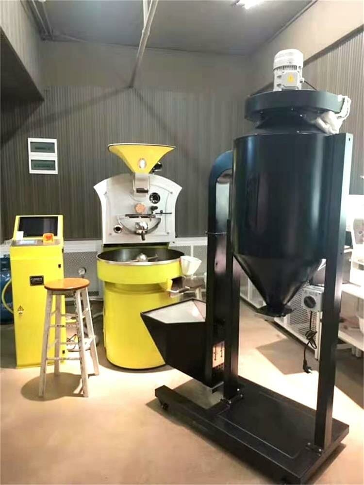 Giesen roaster with Automatic Coffee Destoner Machine