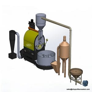 60kg commercial coffee roaster