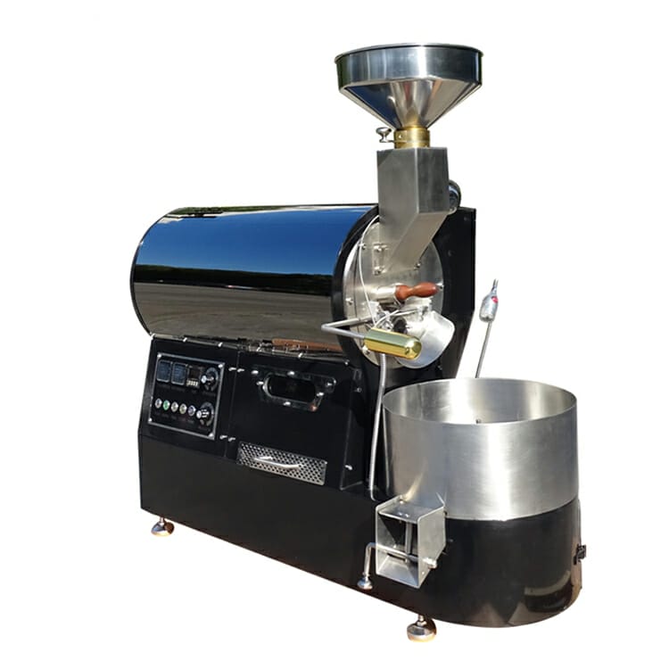 black 2kg coffee roaster machine